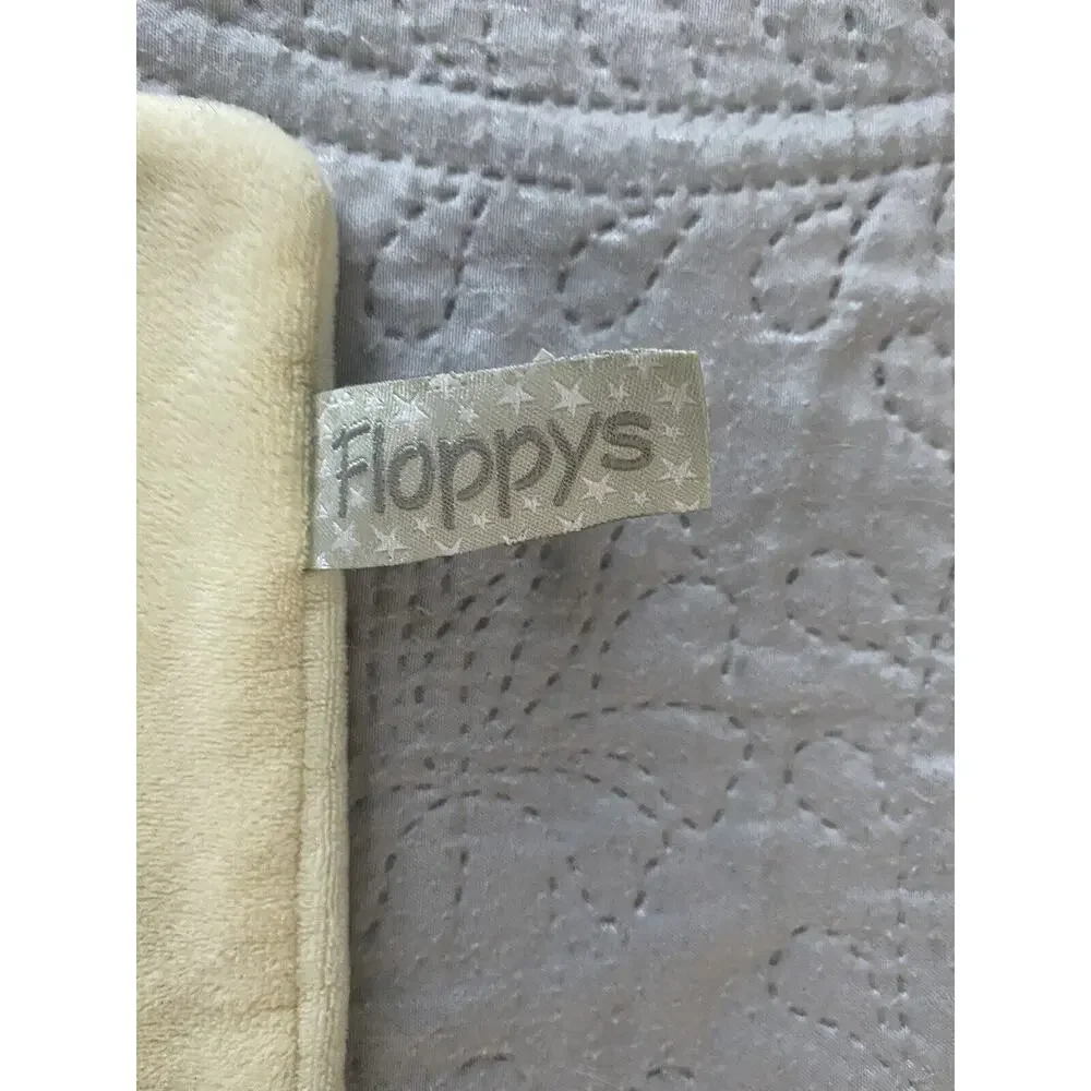 Floppy’s Teddy Kompaniet Diinglisar Beige Bunny Rabbit 13” X 13 1/2” Lovey